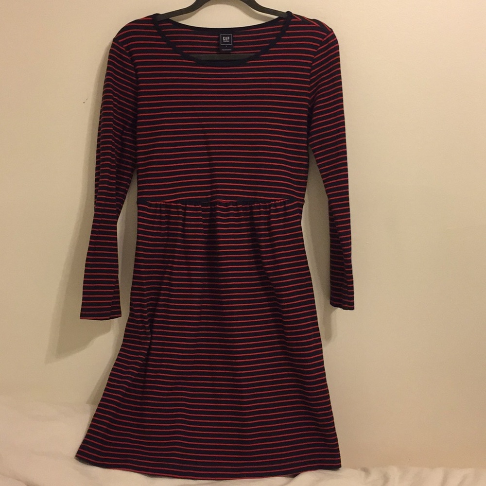 Gap Navy/Red Maternity Dress size Small